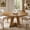 Natural, variant on 47" Round Dining Table for 4, Wooden Farmhouse Kitchen Table, Sturdy Dinner Table for Family Meals & Gatherings