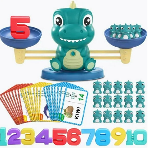 Yazoeia Children Dinosaur Balance Toy Educational Math Enlightenment Kid Math Game Dinosaur Balance Toy MY320-2880