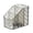 Gray, variant on Clear Cosmetic Storage Box with Dustproof Lid, Acrylic Material & Removable Compartments, Keep Lipsticks, Cosmetics & Sundries Organized, Prevent Dust, Ideal for Desktop, Vanity & Bathroom Use