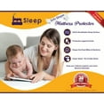 thumbnail image 1 of Sleep Factory - Mattress & Sofa Bed Sleeper Protector | Total Safety From Spillage & Dust Mite, Hypoallergenic, Waterproof, Premium 100% Jersey Cotton, Twin Size (39x80") 6” Depth, White, 1 of 6