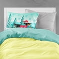 thumbnail image 2 of Merry Christmas Dachshund Fabric Standard Pillowcase, 2 of 2