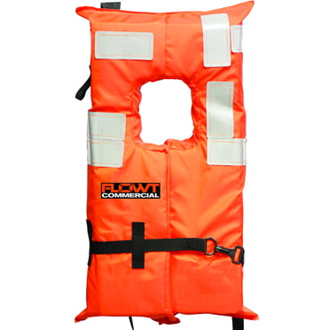 Seachoice Type I Commercial Offshore Vest, Fluorescent Orange 