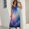 thumbnail image 5 of Neon Starry Sky Sleeveless Dress Summer Women Clothes Dress for Pregnant Women Dresses, 5 of 9
