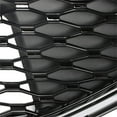 thumbnail image 5 of ALL-CARB For 2017-2018 Ford Fusion Black&Chrome Front Bumper Grille Honeycomb Grill, 5 of 6
