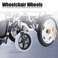 thumbnail image 4 of Solid Wheel,  Wheelchair Wheels, Material Rubber For  Walker Caster Assembly Wheelchair Accessory Home, 4 of 8