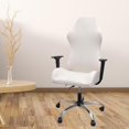 thumbnail image 4 of yuksok Soft Stretchy Gaming Chair Covers Polyester Chair Slipcovers Armchair Seat Protector Covers for Computer Chair Beige, 4 of 9