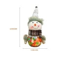 thumbnail image 3 of Christmas Candy Jar Children Gift Santa Snowman Ornament Storage Box Clear Novelty Cookie Jars Plush Doll Lid Bottle Xmas Party Goods Sugar Container, 3 of 6