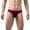 Black, variant on TSADFHJI Manmade Underwear Men Male Underpants Knickers Ride Up Briefs Underwear Pant M Red