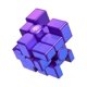 thumbnail image 5 of Cubo M 3x3x3, Rubik Profesional Magnético Morado, 5 of 5