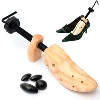 1x Wooden Adjustable Shoe Stretcher 2-Way Professional Tree Material Expander Shaper Adult Both Gender for Relieving pain caused by uncomfortable shoes