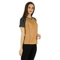 thumbnail image 3 of Inkmeso Solid Short Sleeve T-Shirt For Womens Sporty Casual Solid Basic Workout Shirts, 3 of 7