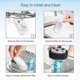 thumbnail image 4 of 10-Pack Replacement Filters for 67oz/2L and 108oz/3.2L Pet Water Fountains, Compatible with Stainless Steel Cat Fountains, Sponge Filter Set, 4 of 5