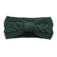 thumbnail image 1 of Sonducket Diademas tejidas con lazo elástico, forro polar de ganchillo, ajustable, ancha, cálida, calentador de orejas, diadema, regalos para mujer Accesorio para el cabello Verde negruzco Sonducket AP009571-17B, 1 of 6