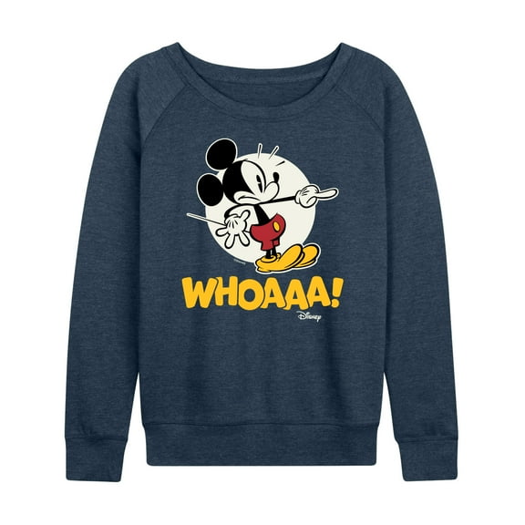 Disney - Mickey Mouse - WHOAAA! - Women's Lightweight French Terry Long Sleeve Shirt