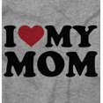 thumbnail image 2 of I Heart My Mom Mother Day Love Plus Size Long Sleeve Graphic Tee Shirt Brisco Brands 2X, 2 of 5