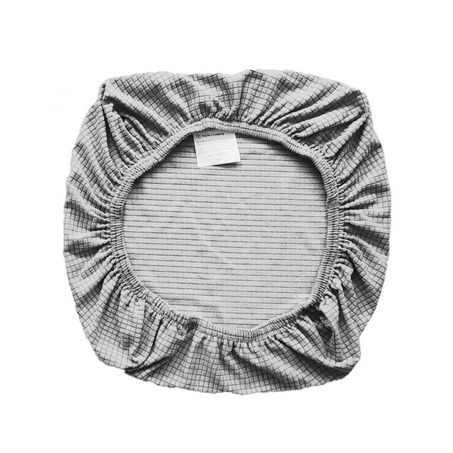 maskred Chair Cover Slipcover Stretch Seat Computer Protection Set Thicken Solid Office Home Universal Anti-dust Decoration Silver Gray/Seat Mat