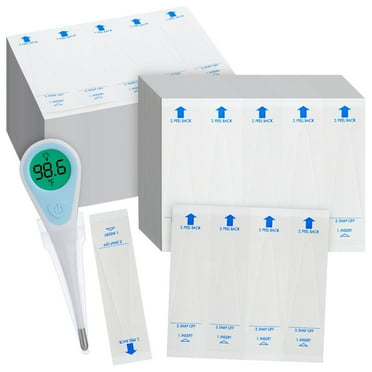 300-Pack Disposable Digital Thermometer Probe Covers - Oral, Rectal, Armpit Temperature Reading Sheath Sleeves