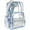 Blue; Gray, variant on All-Access Clear Backpack - Meets School & Event Security Bag Requirements - Rainbow