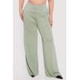 thumbnail image 3 of Women's Plus Size High Waisted Wide Leg Brushed Knit Pants, 3 of 4