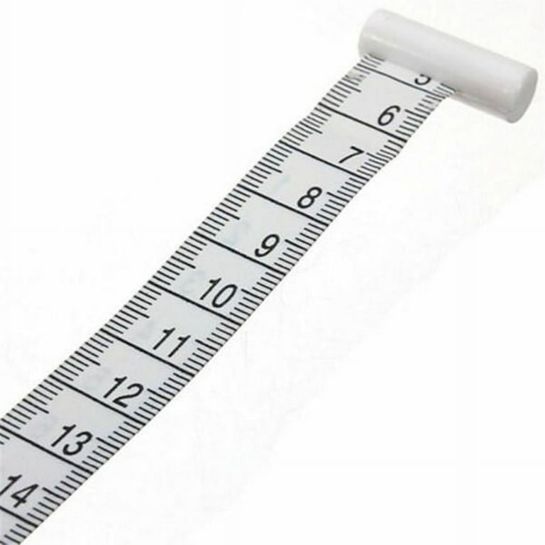 Perfect Measuring Tape All-Purpose 60 Inch Double Sided Fractional Inches  and Millimeter/Centimeter Tape Measure TR-16-frac (60 inch White)