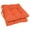 Tangerine Dream, variant on 16-inch Solid Twill Square Tufted Chair Cushions (Set of 2)