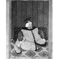 thumbnail image 2 of Mustafa Ii. Nottoman Sultan 1695-1703. Miniature Painting C1700. Poster Print by, 2 of 4