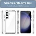 thumbnail image 2 of Feishell Clear Case for Samsung Galaxy S23 FE 6.4 inch,Shockproof Hybrid Soft TPU Bumper Anti-Scratch Hard Acrylic Back Transparent Slim Phone Case Cover for Samsung Galaxy S23 FE,Clear, 2 of 8