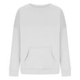 thumbnail image 4 of Gkeoshab Cardigan Sweaters for Women Womens Oversized Hoodies Fleece Sweatshirts Fall Fashion 2025 Pullover Sweaters Winter Clothes White S, 4 of 5