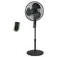 thumbnail image 1 of Ventilador de pedestal Lasko S16612 oscilante de 4 velocidades con control remoto de 16 pulgadas, 1 of 9