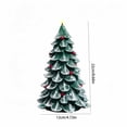 thumbnail image 4 of Christmas Tree Candle, LED Flameless Candle with Flickering Warm Light, Battery Operated Christmas Tree Shaped Candle Decor, Holiday Tabletop Ornament for Mantel Dining Room Home Party Decoration, 4 of 8
