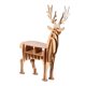 thumbnail image 3 of Juguete de alce de animales de madera 3D Zhivalor rompecabezas hechos a mano estantes de almacenamiento decoración de escaparate del hogar Color de madera, 3 of 4