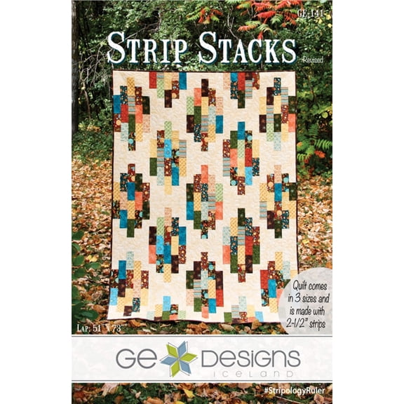 Strip Stacks Quilt Pattern by G. E. Designs
