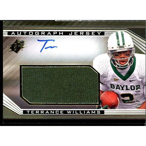 Terrance Williams JSY AU Rookie Card 2013 SPx #54