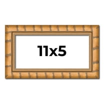 11x5 Frame Gold Real Wood Picture Frame Width 1.5 inches | Interior Frame Depth 0.5 inches | Bhutan