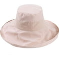 thumbnail image 2 of CoCopeaunts Women Bucket Hat Super Wide Brim Fold Bucket Cap Beach Wedding Solid Color Floppy Fisherman Hat with Chin Strap, 2 of 8