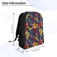 thumbnail image 4 of Cauagu Rock Music Print Backpacks,Travel Daypack Casual Laptop Backpack Bookbag Fits 15 Inch Computer for Men Women, 4 of 8