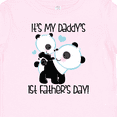 thumbnail image 4 of Inktastic My Daddy's 1st Fathers Day Boys Baby T-Shirt, 4 of 5
