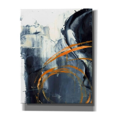 Epic Graffiti 'Orange Rind I' by Ethan Harper Canvas Wall Art, 26"x34"