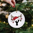 thumbnail image 4 of Ganfancp Ornamento con Nombre de Letra Ornamento con Inicial de La Familia Ornamento Personalizado con Nombre de La Familia Ornamento de Navidad Regalo de Navidad Ofertas Del Día 1X Listado, 4 of 7
