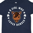 thumbnail image 4 of Inktastic A Girl Who Loves Horses Boys or Girls Toddler T-Shirt, 4 of 5