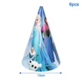 thumbnail image 3 of Decoraciones para fiesta de cumpleaños de Frozen de Disney, juego de globos temáticos de princesa Anna Elsa, vajilla desechable, pancarta, caja de dulces Frozen, 3 of 5
