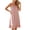 Pink, variant on ZyeKqe Womens Nightgown Ruffled Sleeveless Square Neck Casual Lightweight Comfy Loungewear Sleep Shirts Midi Dress