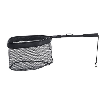 Aellinatey Aluminum Rod Handle EVA Grip Rubber Dip Fish Net Freshwater Fly Fishing Net