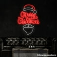 thumbnail image 3 of Glowneon Merry Christmas Neon Sign, Merry Christmas Led Sign, Custom Santa Hat Neon Light, 3 of 5