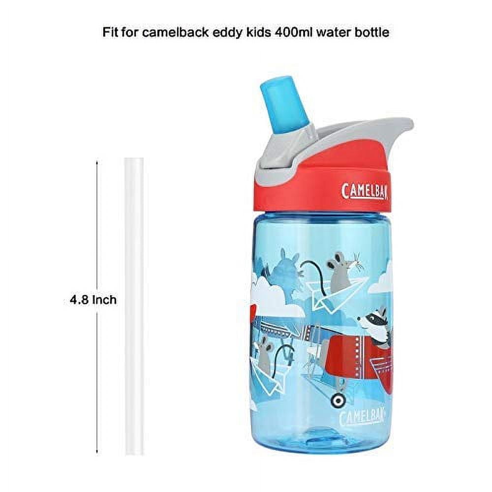Replacement Straws for CamelBak Eddy Kids 12oz Water Bottle, Drinking Straw  Accessory for CamelBak, Set Include 4 BPA-FREE Straws and 2 Straw Cleaning  Brushes,by FavorGear 