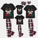 thumbnail image 2 of Pijamas familiares a juego de Navidad, conjuntos de pijamas negros de ciervo de julio en julio, 2 of 3
