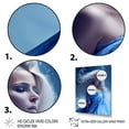 thumbnail image 3 of Designart Silver Ice And Blue Archangel III Canvas Wall Art, 3 of 5