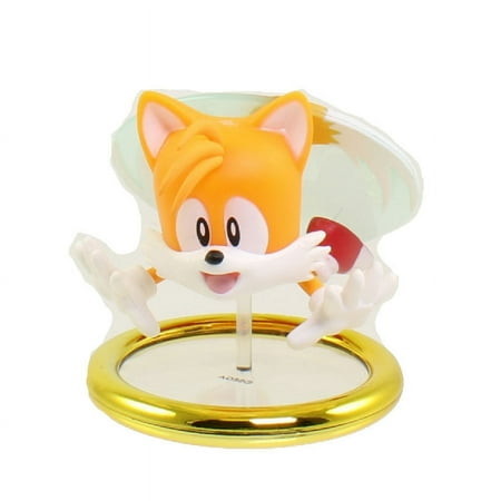 Kidrobot - Sonic the Hedgehog Mini Figure - FLYING TAILS with Gold Ring Base (3 inch)