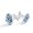 Color 6, variant on Men's Classic Stainless Steel, Blue Anchor Compass Pattern Cufflinks Business Wedding Shirts, Silver