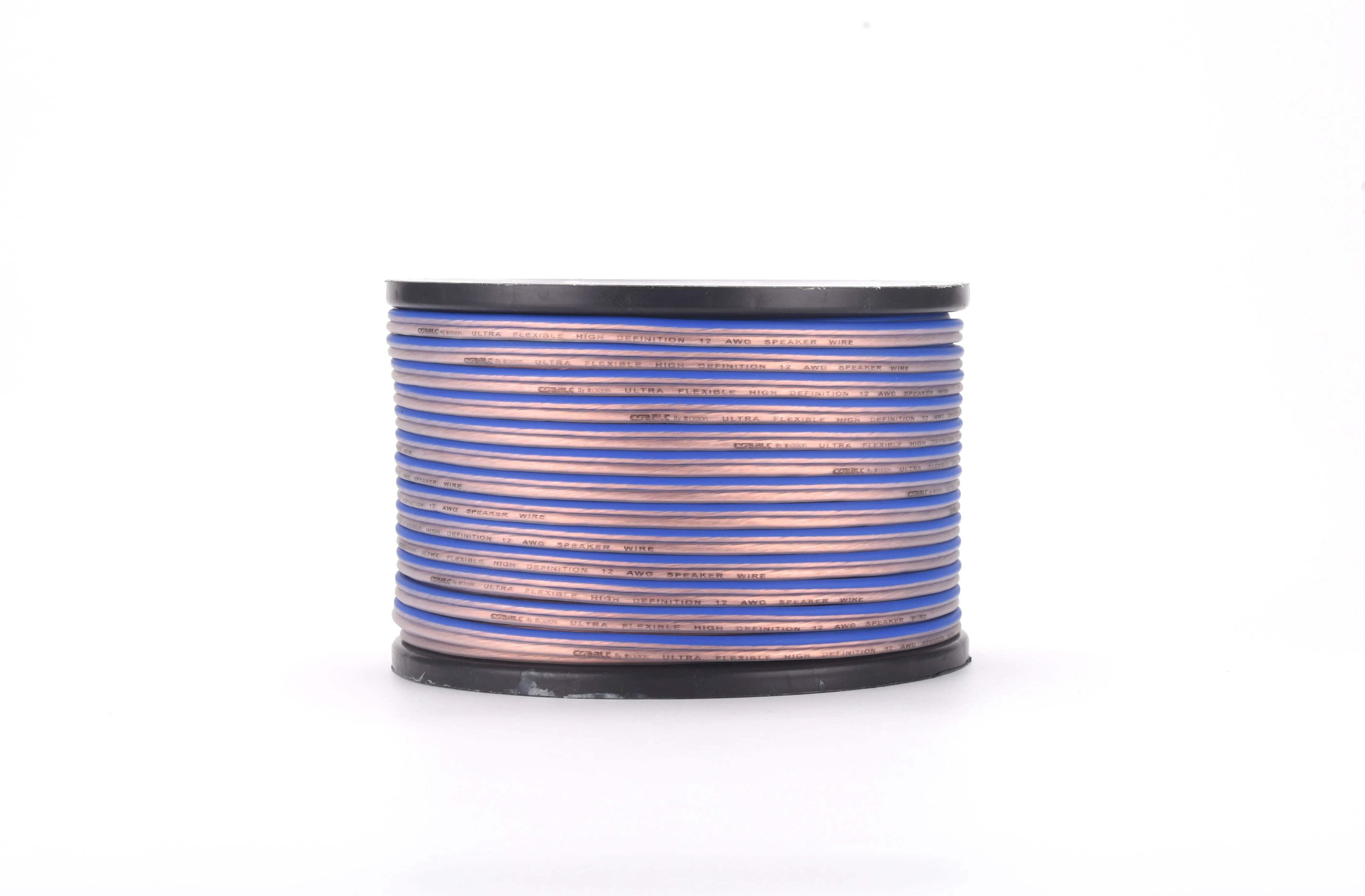 Cobalt Orion Speaker Wire 12 Gauge Blue/Clear 300ft